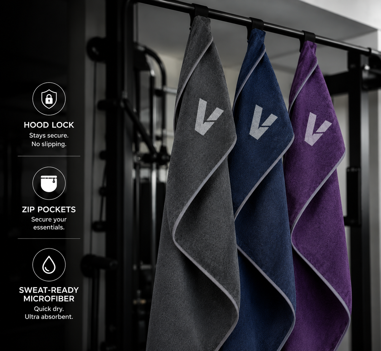 VYRO™ LockFit Gym Towel