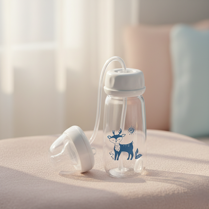 Babsy™ Hands-Free Self-Feeding Bottle for Babies - 240 ml